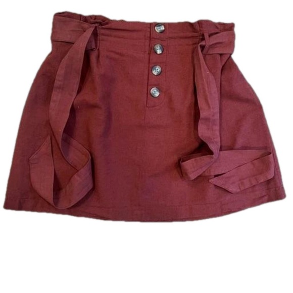 American Eagle Rust mini skirt size M - Picture 3 of 9